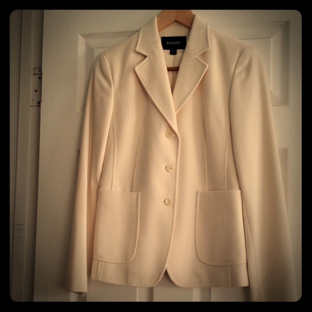 Express Cream Blazer